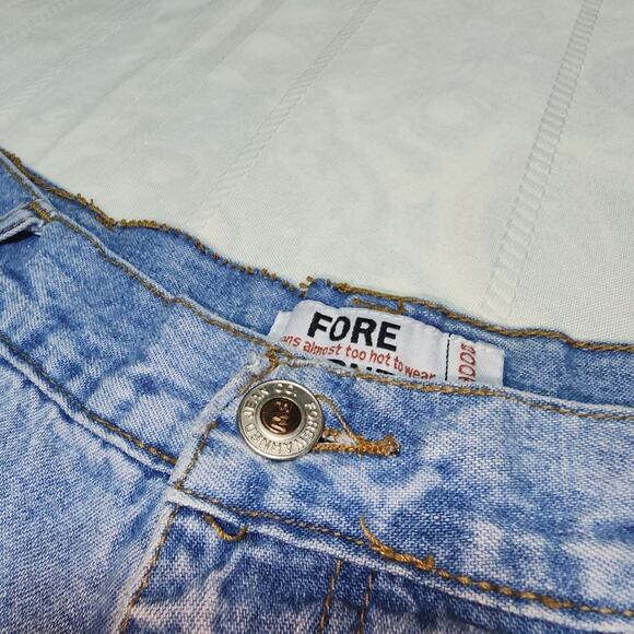 FORE WARNED EUC WOMEN'S BOOT LEGSZ 16  DENIM BLUE JEANS - Picture 10 of 11